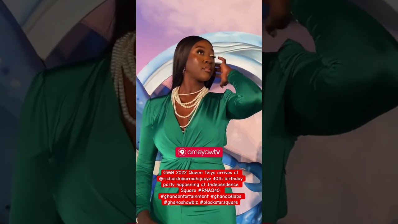 GMB 2022 winner , Queen Teiya at Richard Nii Armah’s birthday 