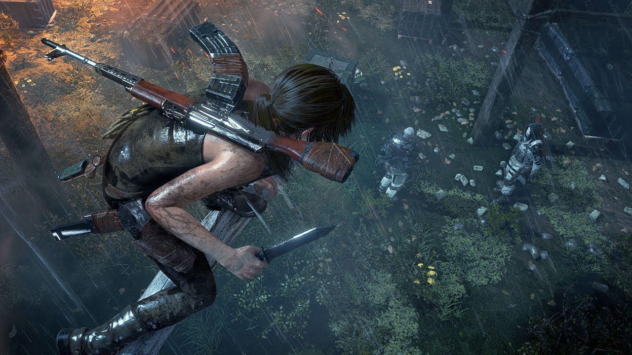 Rise of the Tomb Raider — Тихая ночь (агрессивный стелс-геймплей)