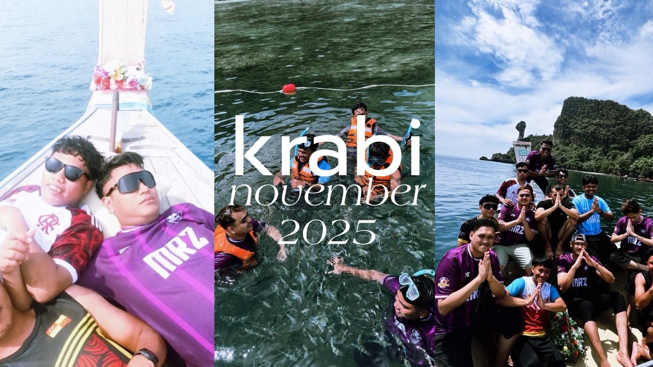 MRZ pergi ke Krabi [KRABI VLOG 4H3M]