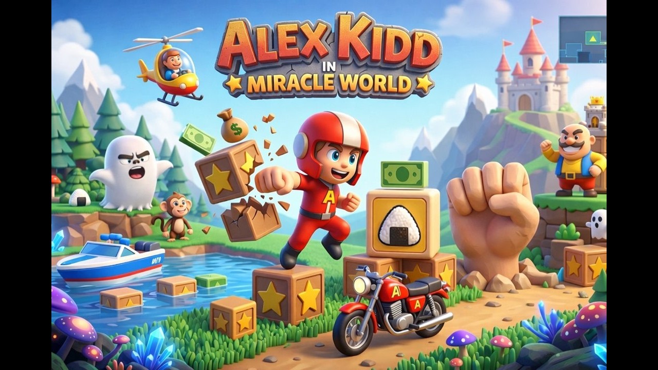 Gameplay Alex Kidd!