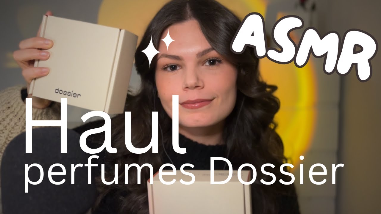 Haul en ASMR de mis nuevos perfumes de Dossier 🎀💫 