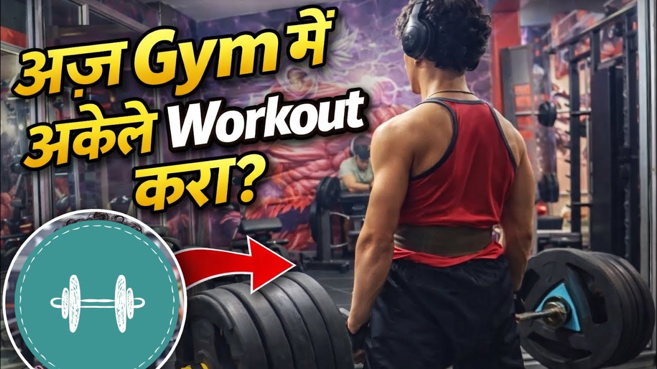 Ajj gym mai aleke workout krra 🥲