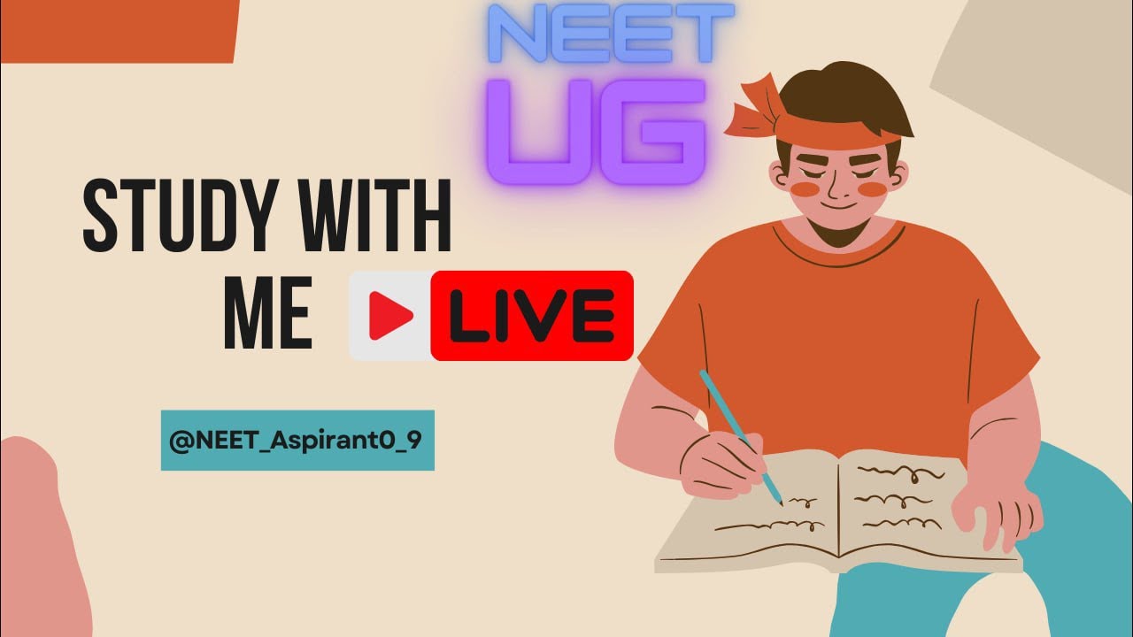 STUDY WITH ME Vlog | LIVE 🔴| NO Music | Study Hard With Me For NEET | JEE | SSC #neet #ntascam