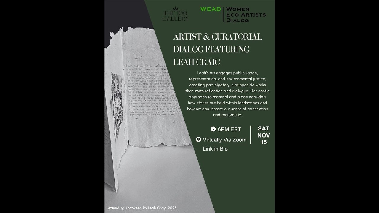 Leah Craig - Bodies & Borders Exhibition Artist Talk