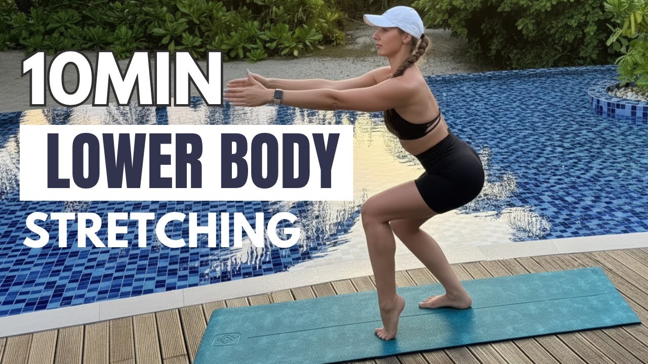 10 MIN Lower Body Stretch to relieve Tight Hips & Legs