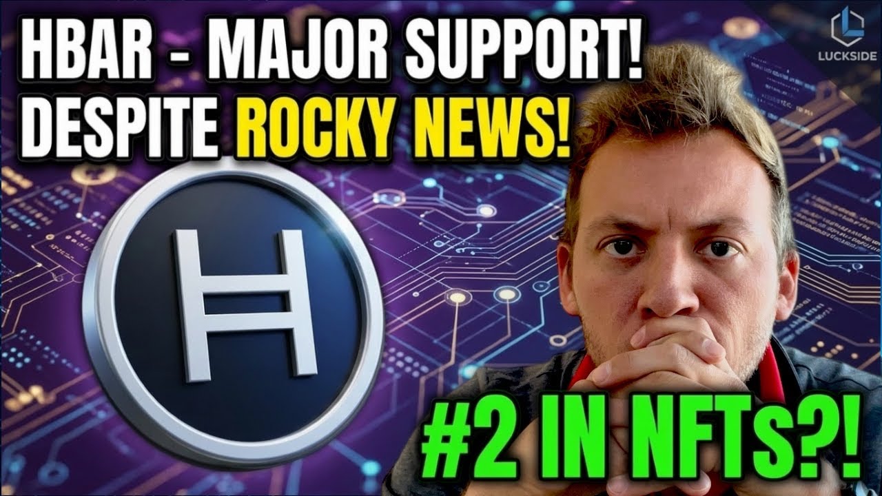 HEDERA HBAR - Нашла мощный уровень поддержки на Rocky News! Становится №2 среди NFT?!