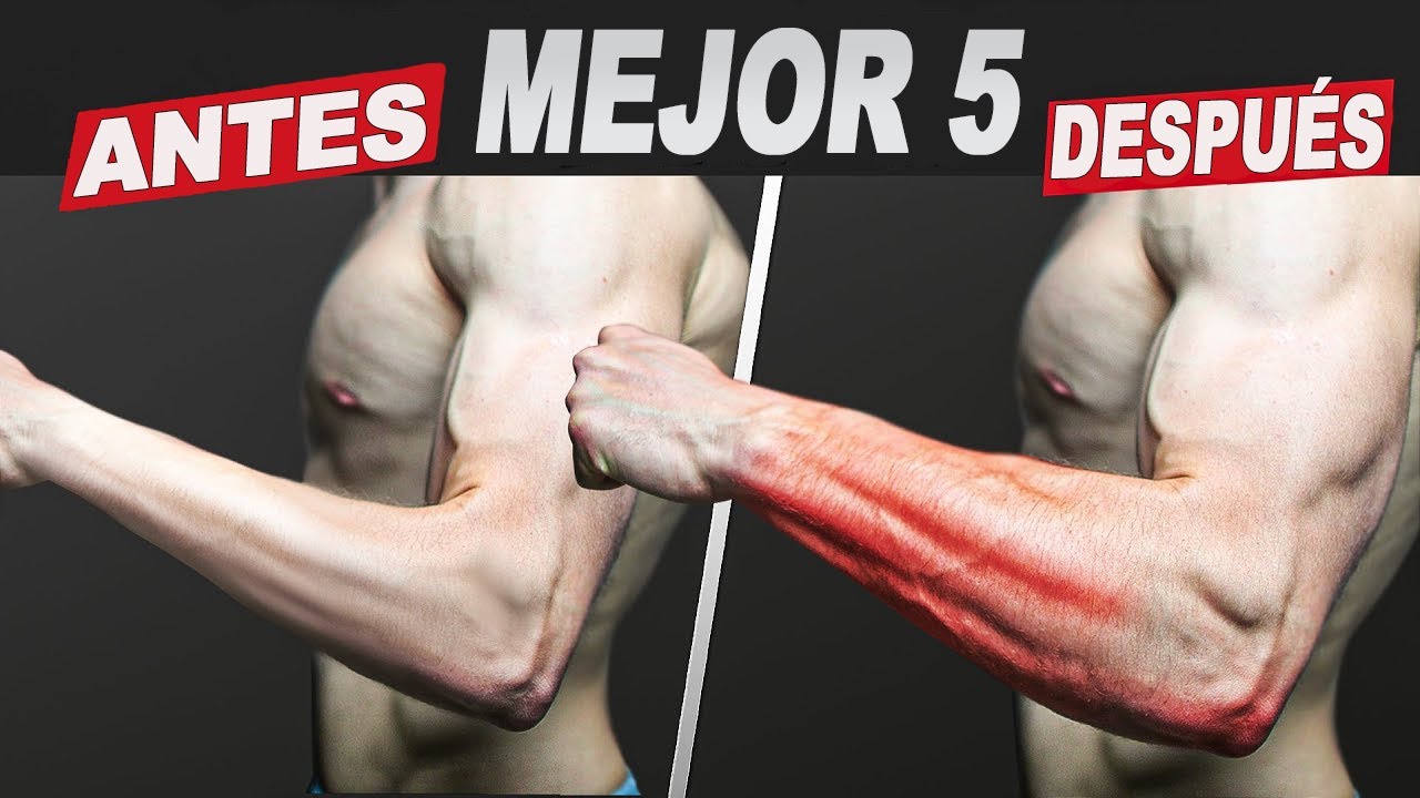 5 MEJORES ejercicios para antebrazos grandes (EN CASA)