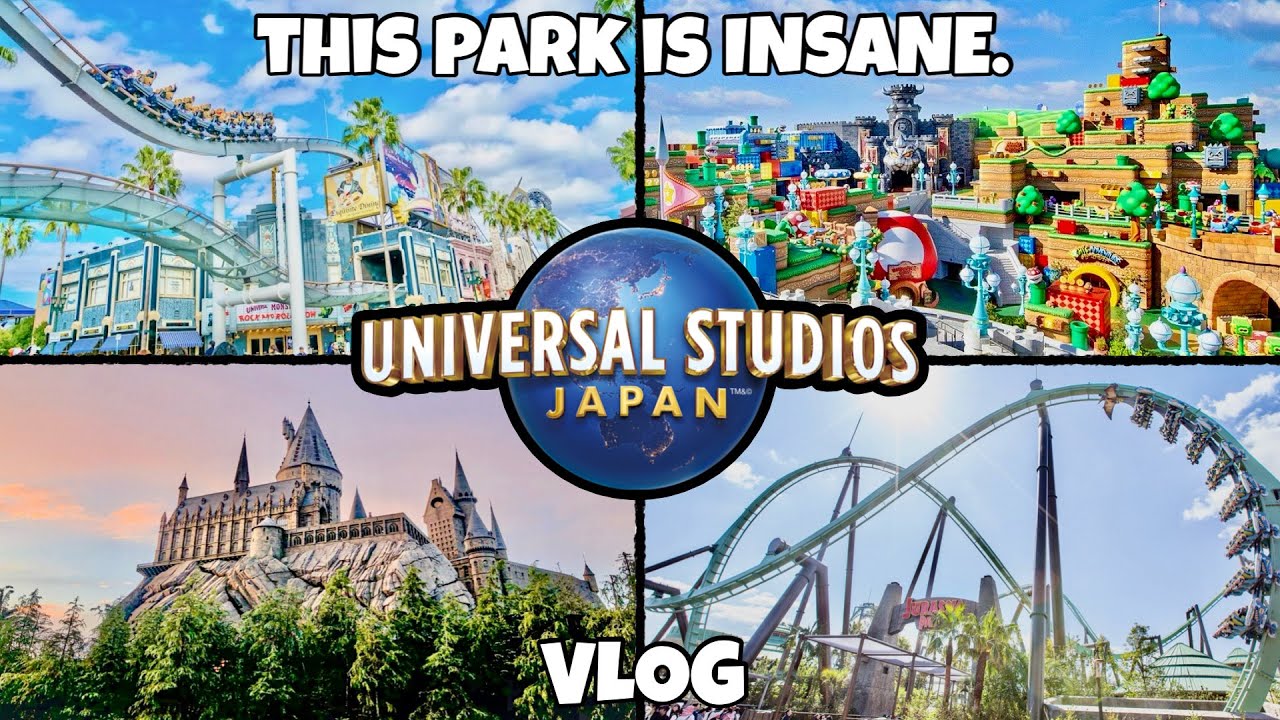 Visiting Japan’s BUSIEST Theme Park?! Universal Studios Japan - Osaka | VLOG [2025]