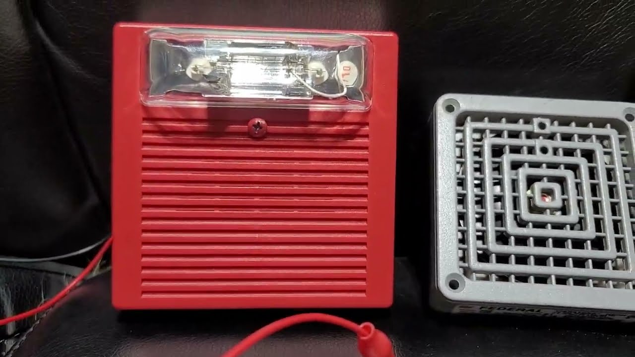 Federal signal 350 vs wheelock as loudness test