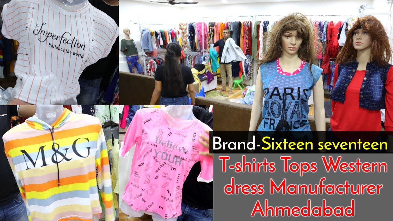 16/17 BRAND TOPS MANUFACTURER- T-shirts Western dress Manufacturer Ahmedabad