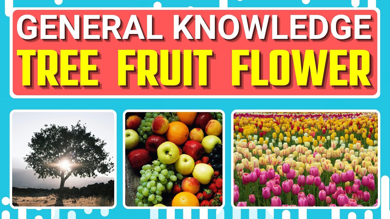 Quiz Monk Trees, Fruits & Flowers Quiz #treesquiz #fruitsquiz #flowersquiz