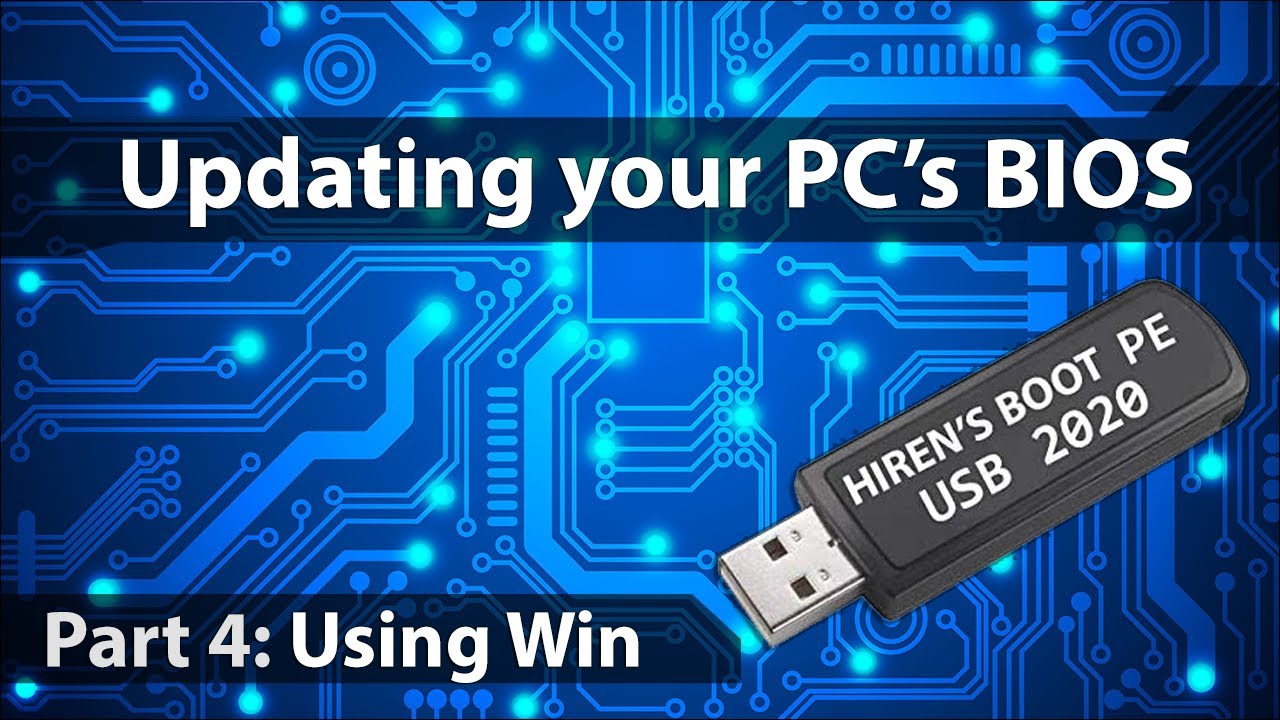 Updating your BIOS with Hirens Boot CD
