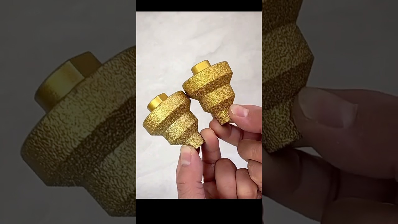 Broca Diamantada Chanfro M10 &ndash; 20/35/50mm | Corte Preciso em M&aacute;rmore, Porcelanato e Concreto