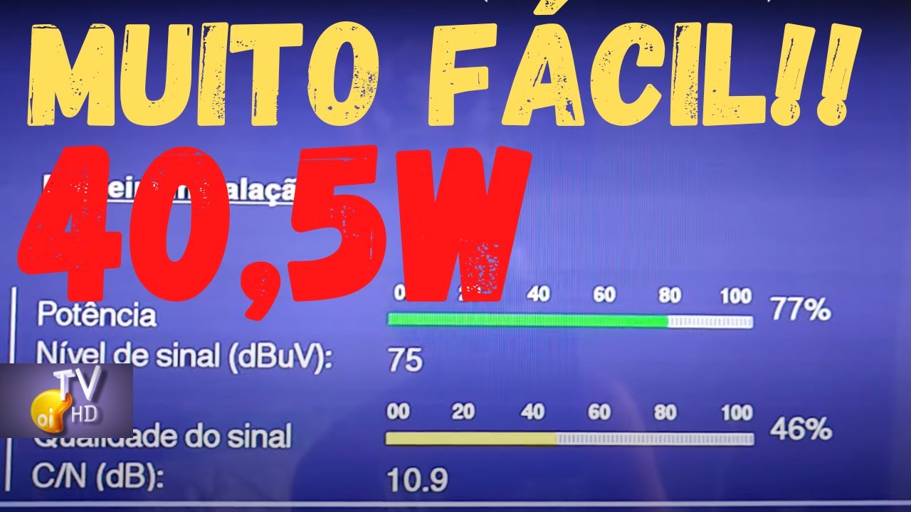 Como Achar o Sinal da Oi TV / Como instalar Oi TV / LNB 4Tunner / Satélite da Oi  / Apontamento Oi