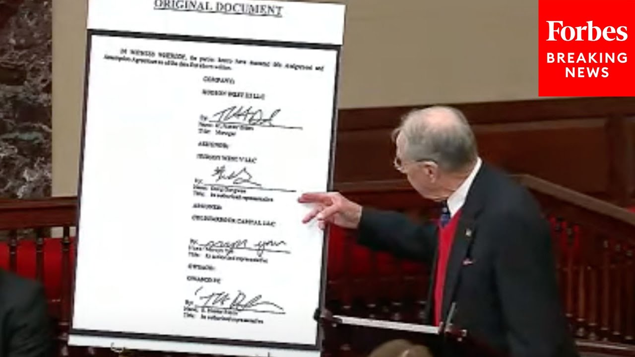 Chuck Grassley Demands Investigation Into Hunter Biden After Unveiling 'New Document'