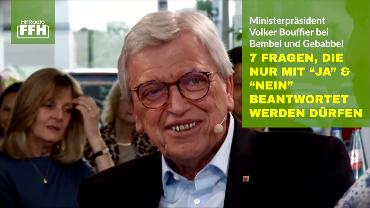 Volker Bouffier bei Bembel und Gebabbel