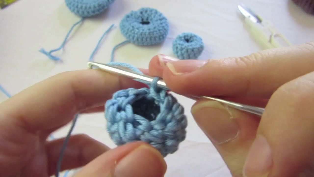 Corallo Tondo Piccolo - FREEFORM CROCHET- TUTORIAL DI BASE - Fine