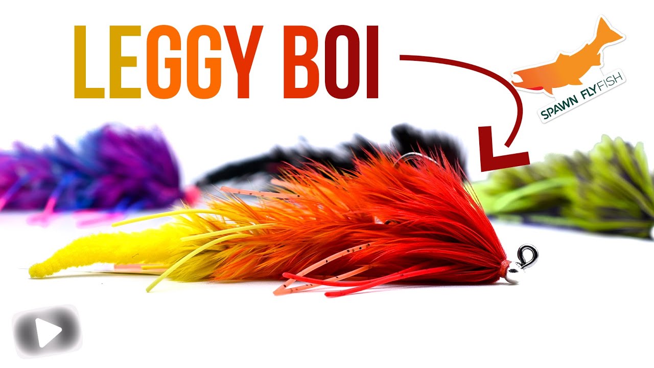 Leggy Boi Feathered Game Changer for Salmon- Fly Tying Tutorial