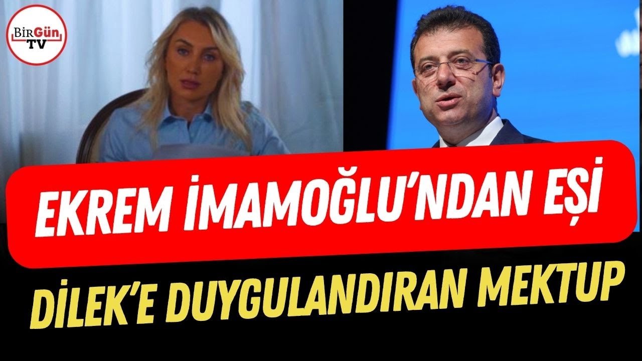 Ekrem İmamoğlu'ndan eşi Dilek'e duygulandıran mektup! 
