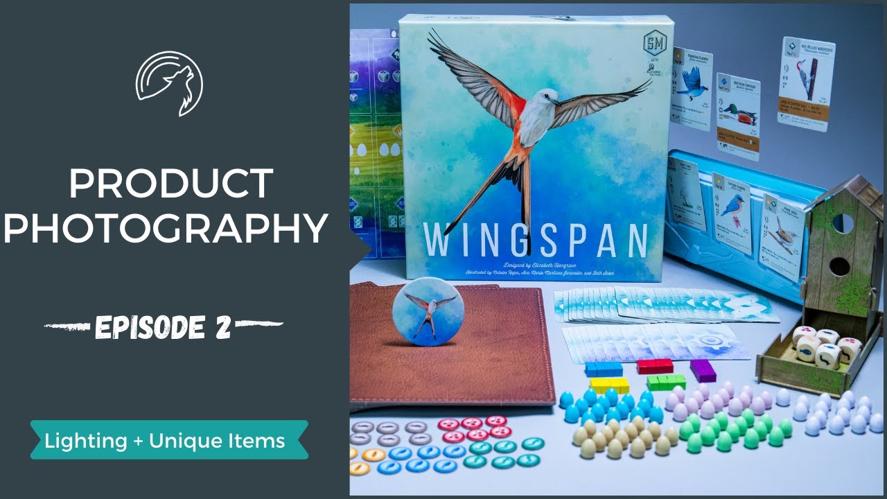 How to Take Product Photography of Board Games Ep. 2: Lighting & RANDOM Items!