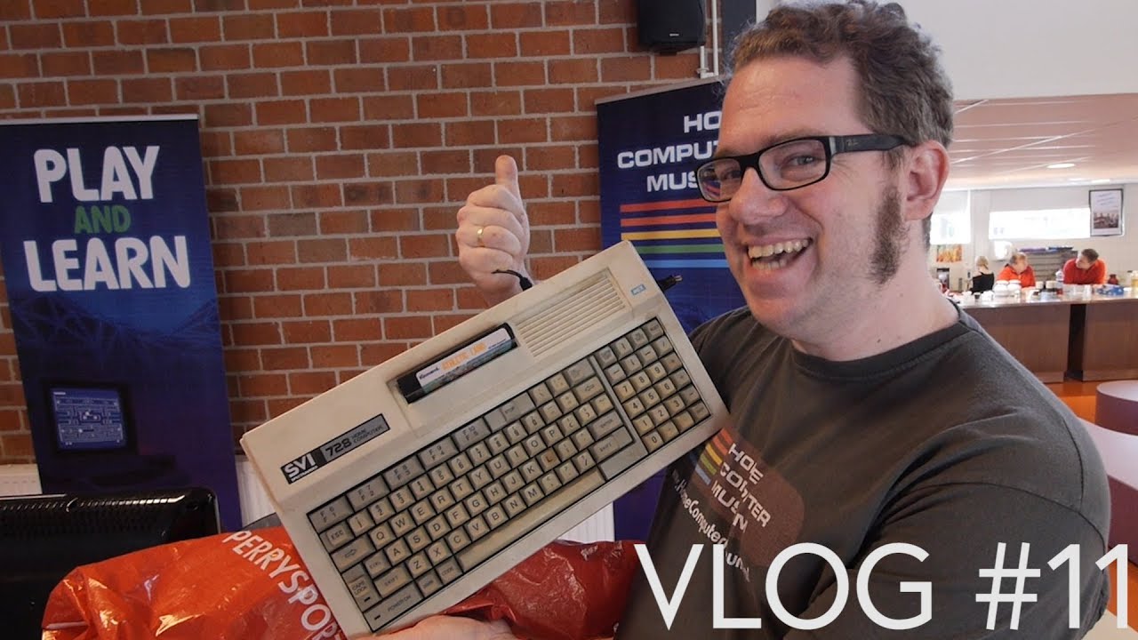 I gave him a HomeComputer for his Museum! - Retro Gaming Dag Schagen - Vlog #11