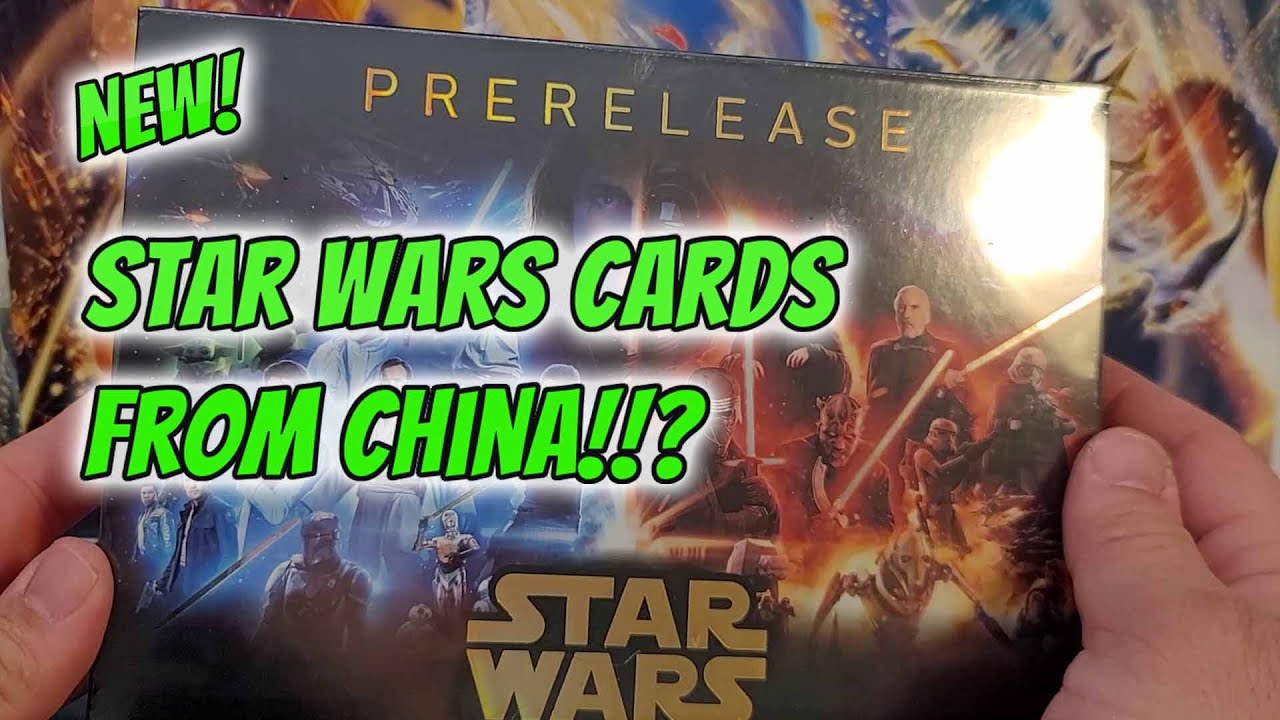 2023 Star Wars Prerelease Chinese Card Set?! Awesome-looking cards! 😎