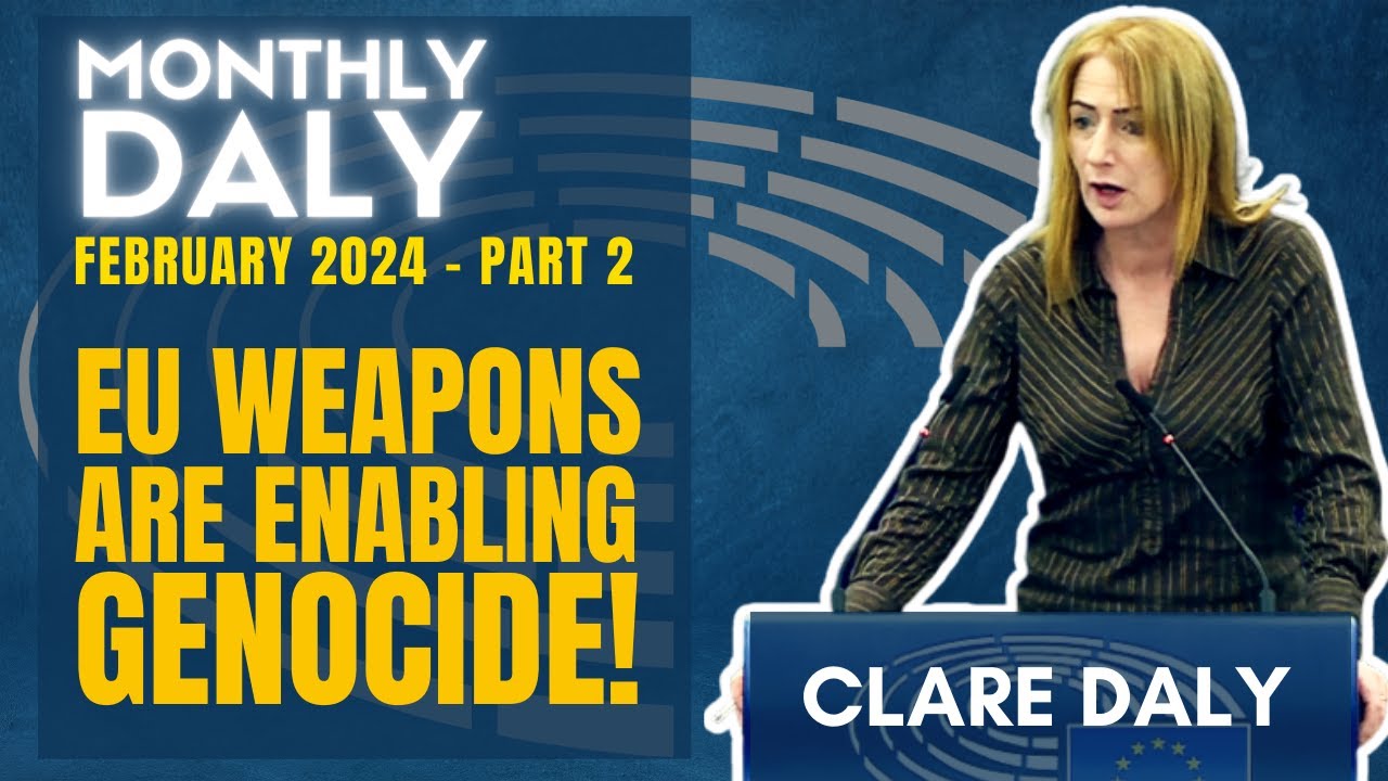 Illegal E.U. COMPLICITY With Israel's Warcrimes EXPOSED | The Monthly Daly | February 2024