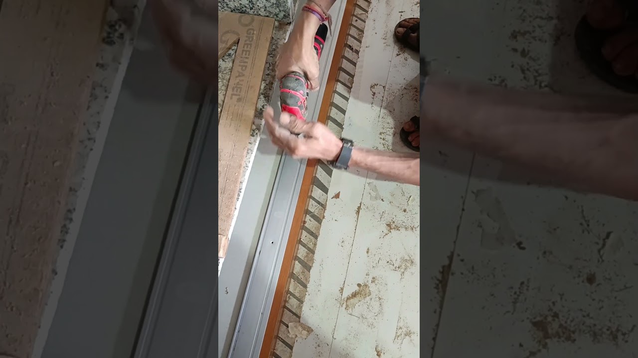 Sliding doors wardrobe में! channel कैसे लगाते हैं? // How do the sliding doors channel install