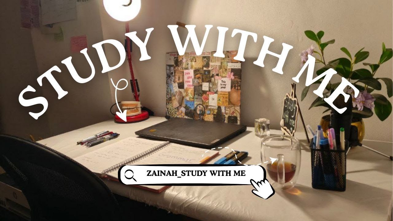 Study With Me 12 Hours 📚 | Rain Sounds 🌧️ | ادرس معي ١٢ ساعة متواصلة (تحفيز وتركيز) | Pomodoro 50/10