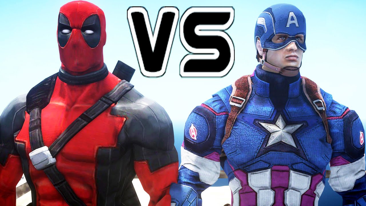 CAPTAIN AMERICA VS DEADPOOL - EPIC BATTLE