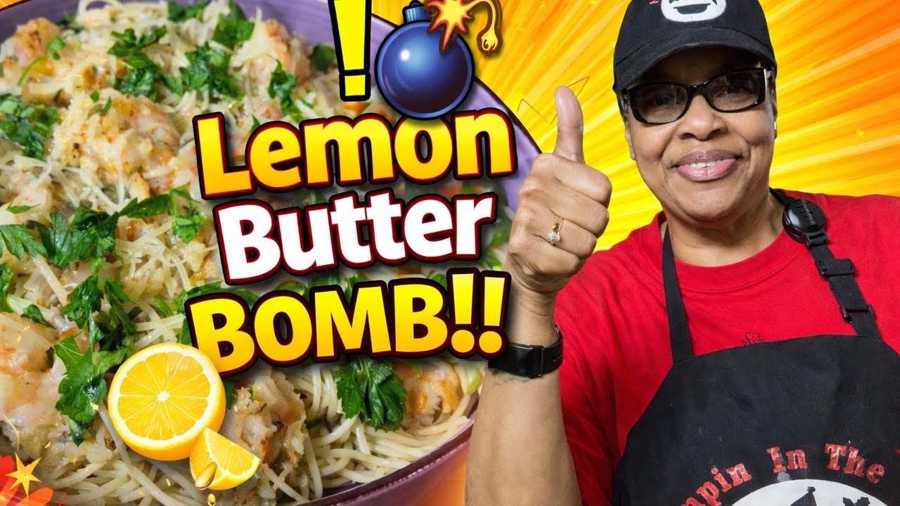 This Baked Shrimp Scampi Is a Lemon-Butter BOMB !!!🍋🧈🦐