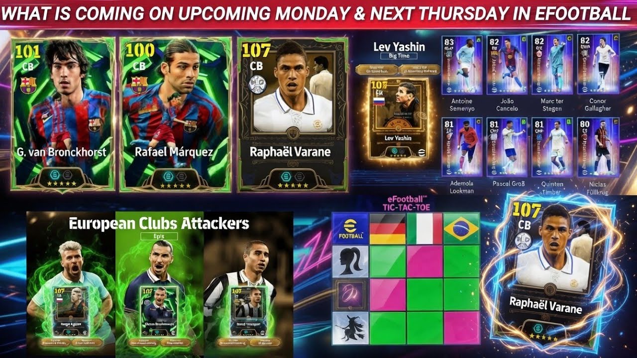 What Is Coming On Monday And Next Thursday In eFootball 2026 Mobile | Free Epic, Monday Update