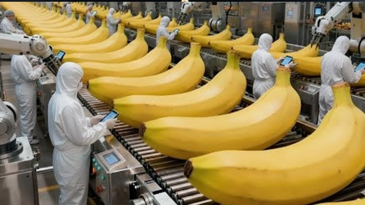 Inside a Modern Banana Factory: From Fresh Bananas to Premium Desserts (Full Production Process)