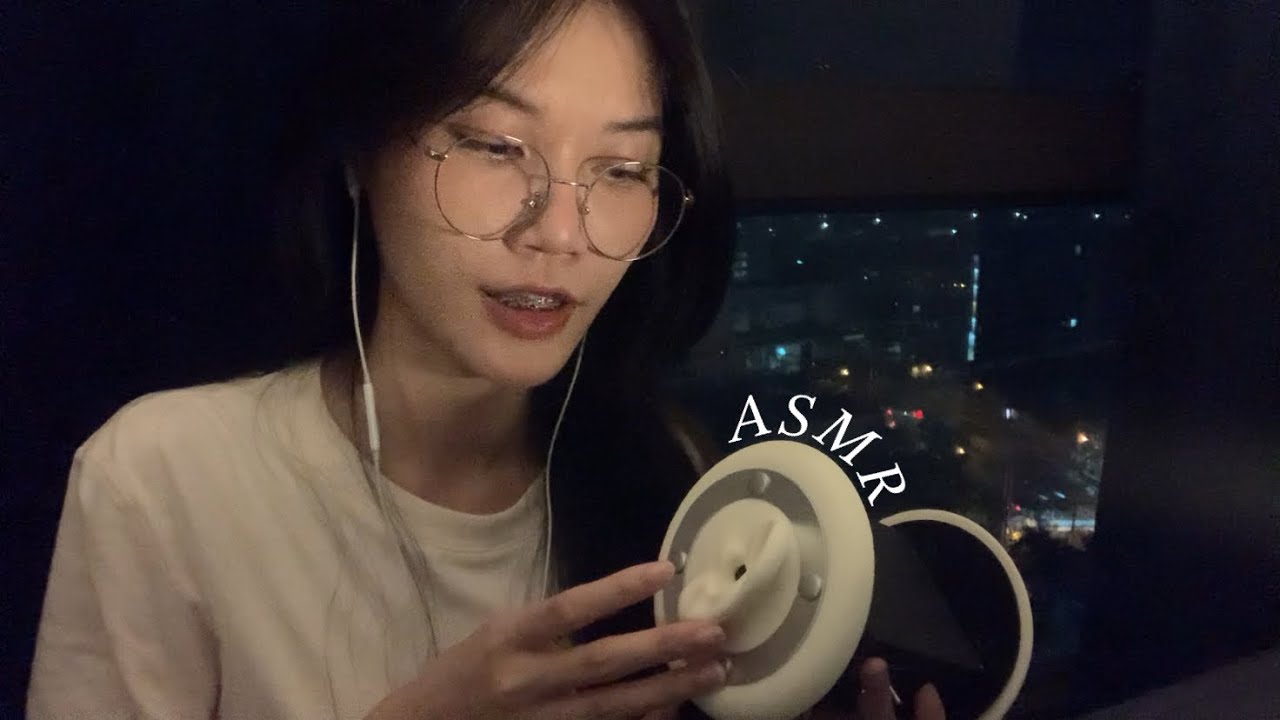 ASMR Thai Talking with 3Dio Mic / random triggers, ear cleaning | ไมค์หูกลับมาแล้วค่าา แวะมาเทส