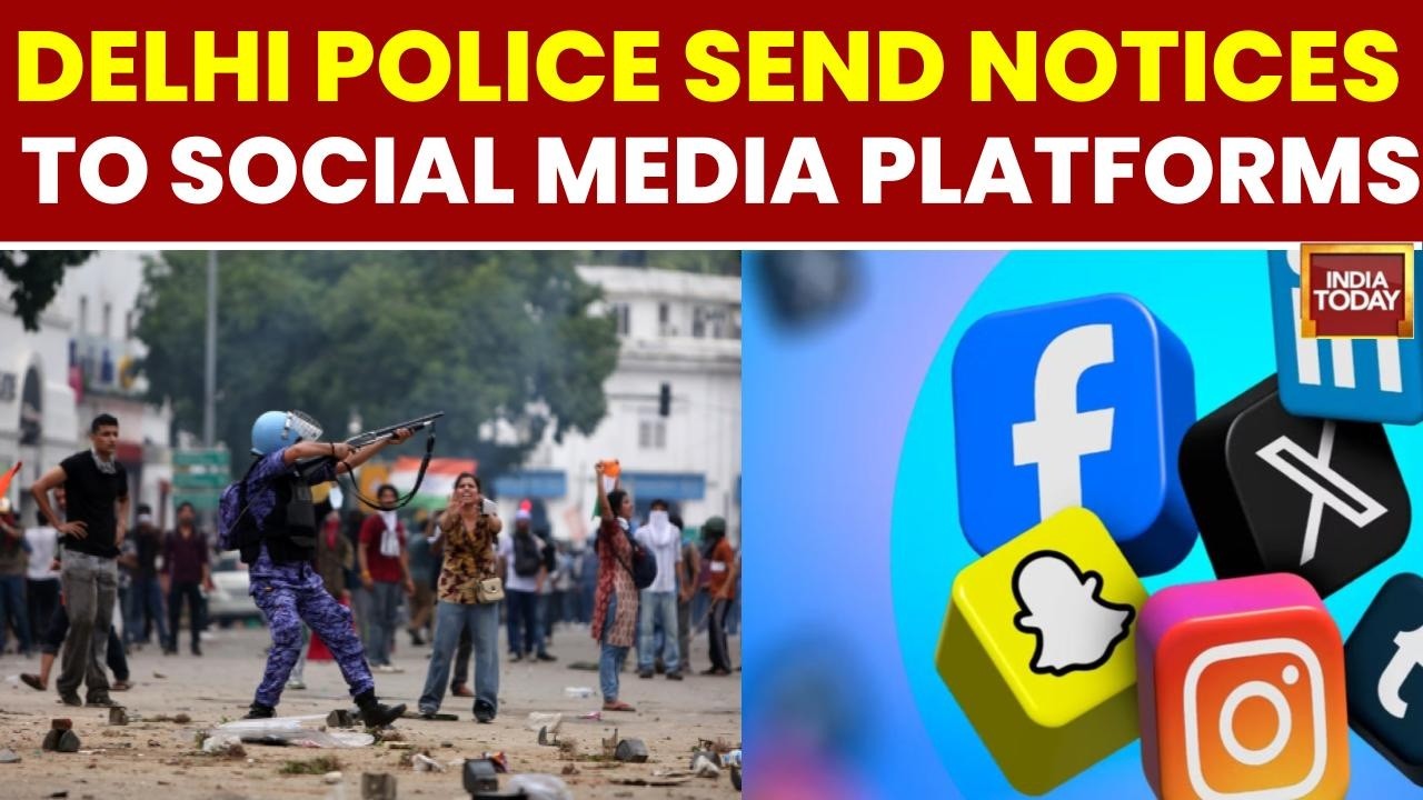CJP Protest: Delhi Police Notice To Facebook, Instagram, YouTube & X Over Misinformation On Protests