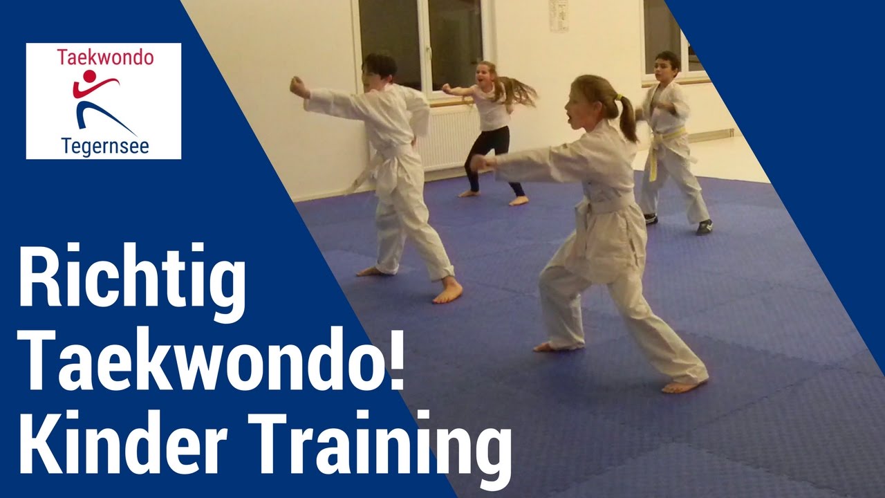 Taekwondo Training I Kinder Anfänger I TAEKWONDO TEGERNSEE