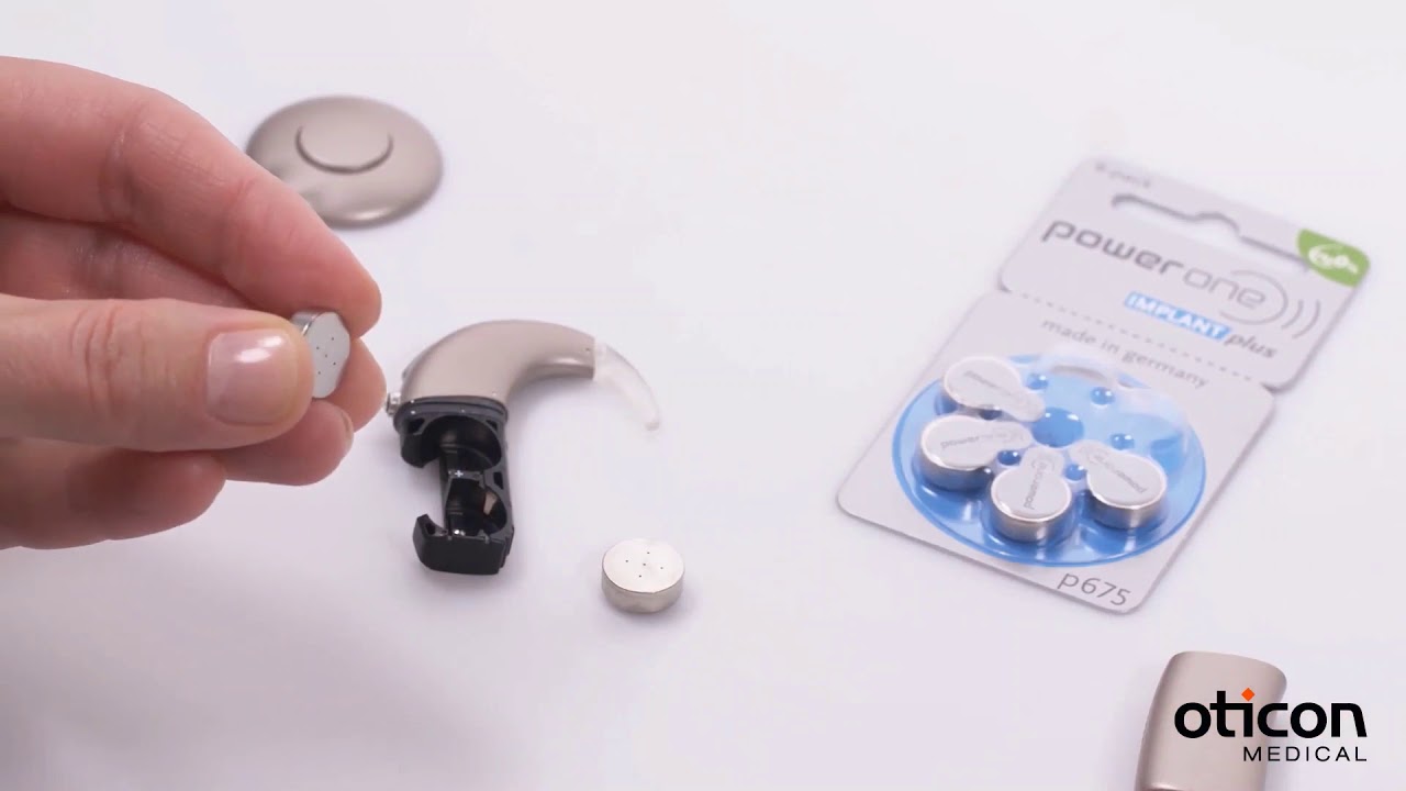 Oticon Medical Neuro 2  تغير البطاريات العادية و المُستهلكة لمُعالج الصوت