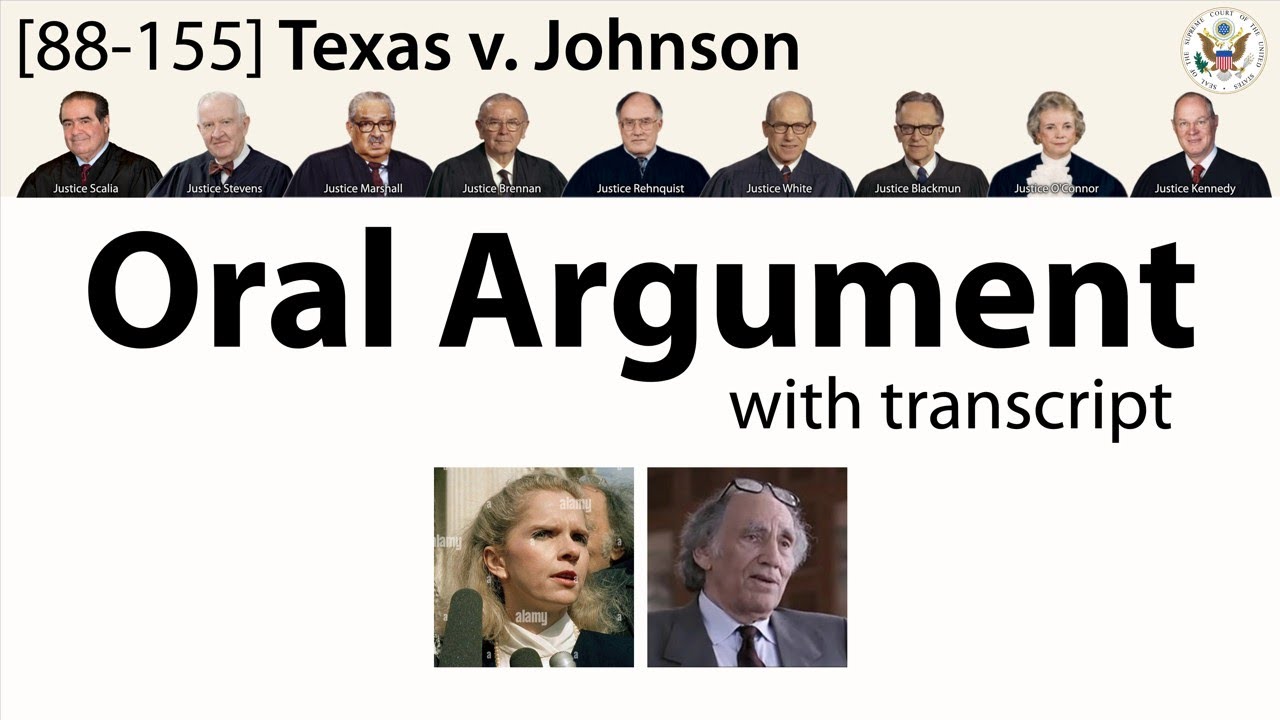[Landmark Cases] Flag Burning - 1989 Oral Argument: Texas v. Johnson