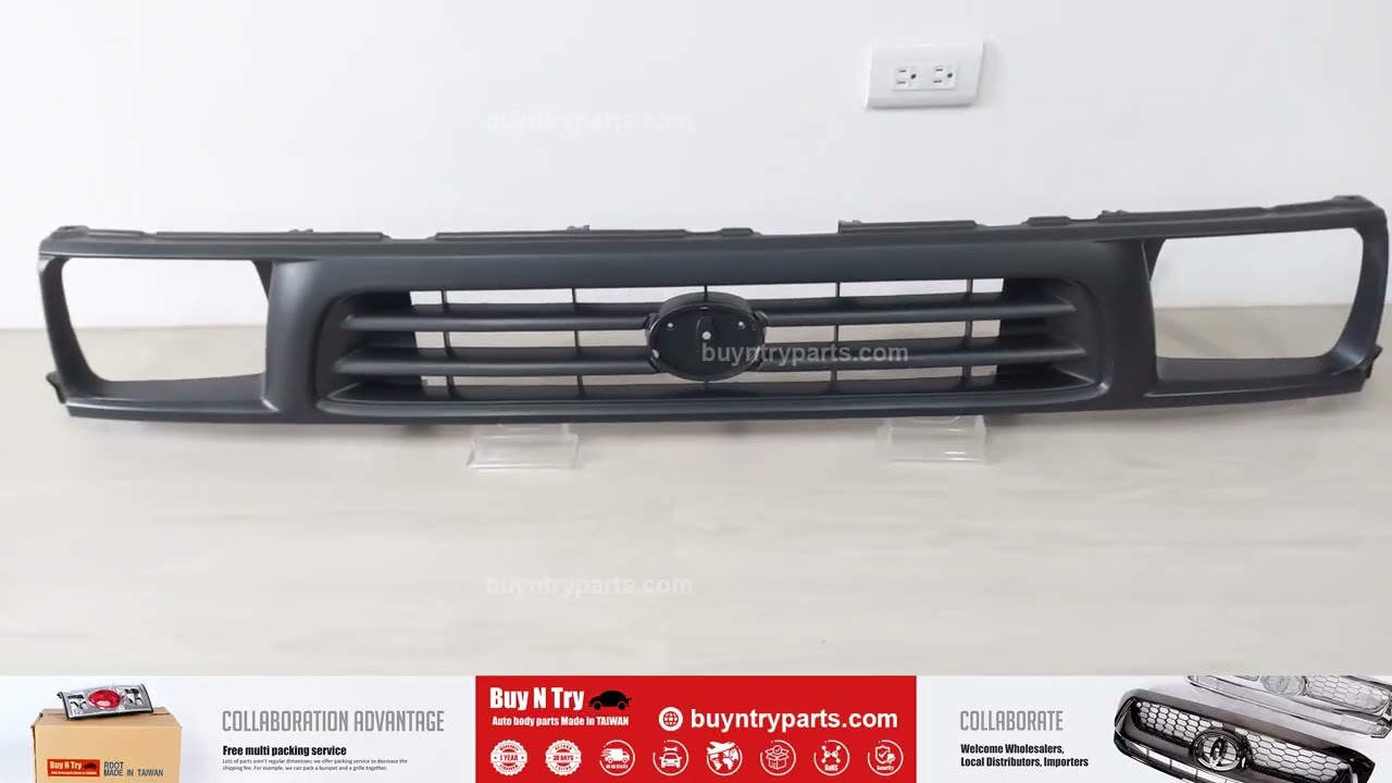 TOYOTA Hilux 1998–00 Grille | PFM. | | 0086MB | Matt Black