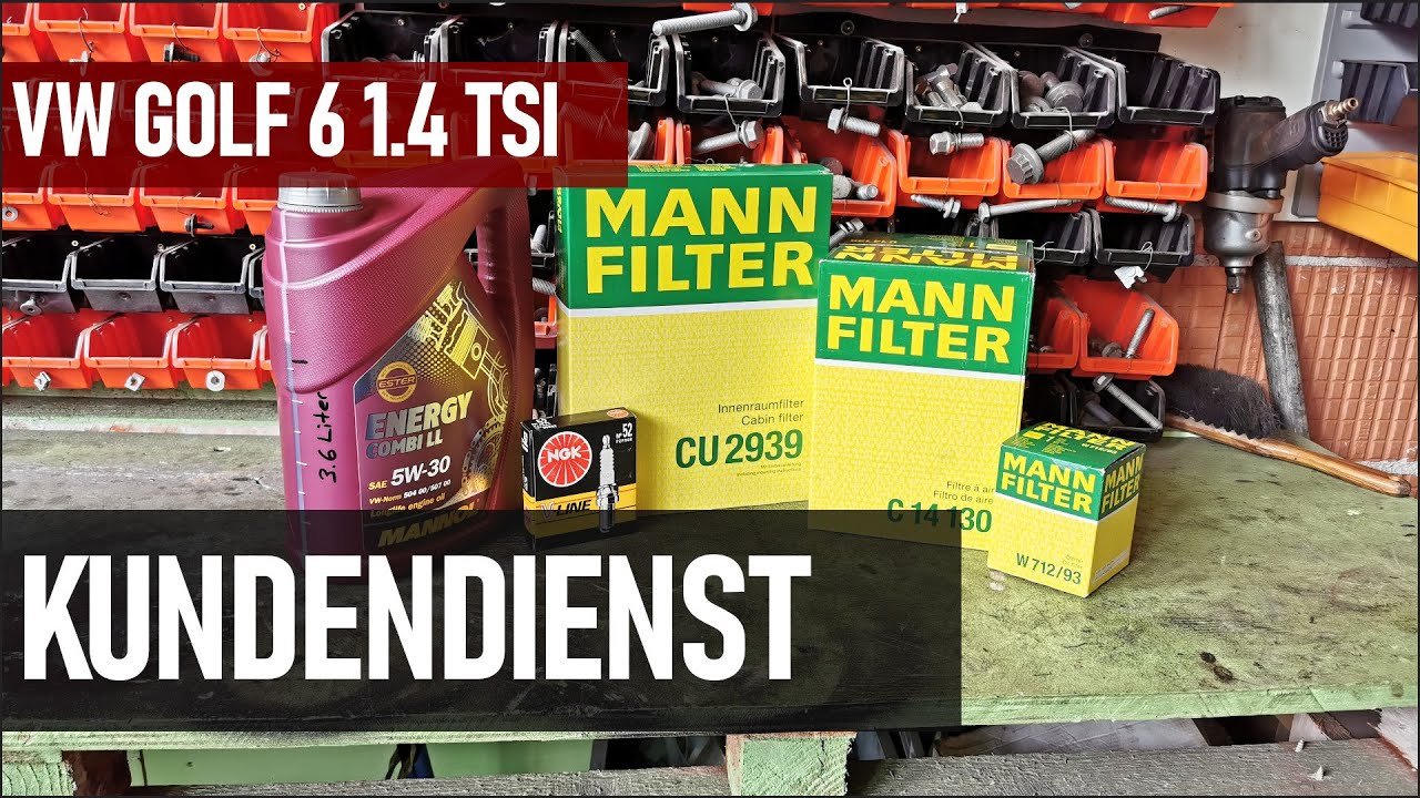 VW Golf 6 1.4 TSI - Mach den Service / Inspektion / Kundendienst selbst! #diy #tutorial #cars