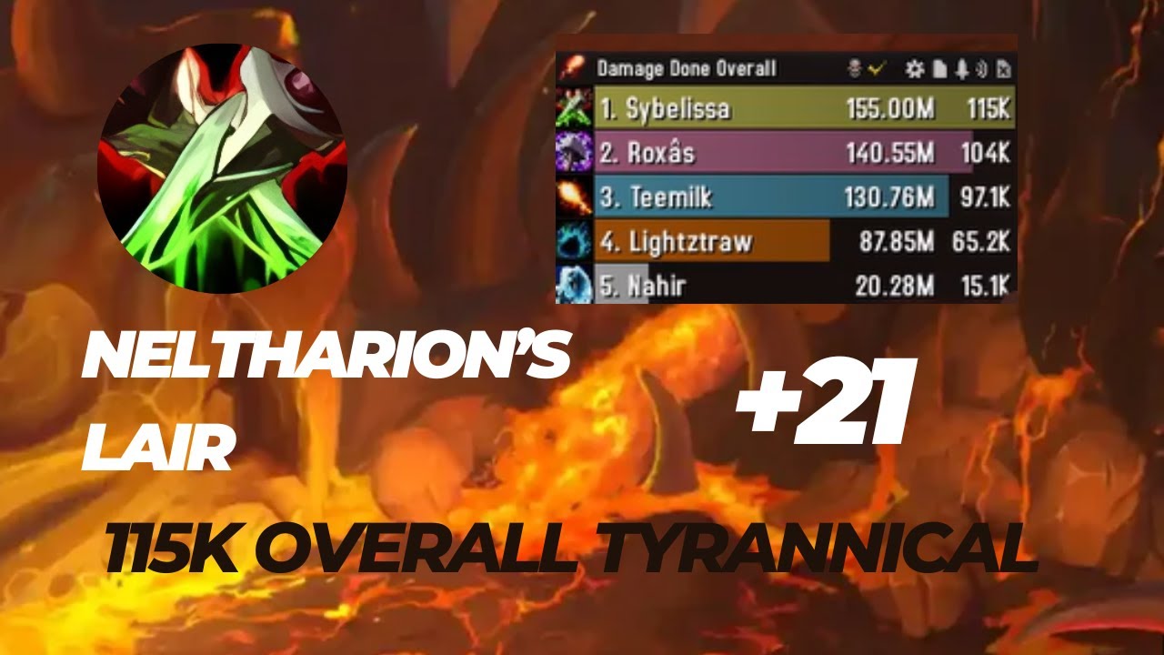 Neltharion's lair +21 Assassination rogue POV 115k overall dragonflight 10.1.7 season 2