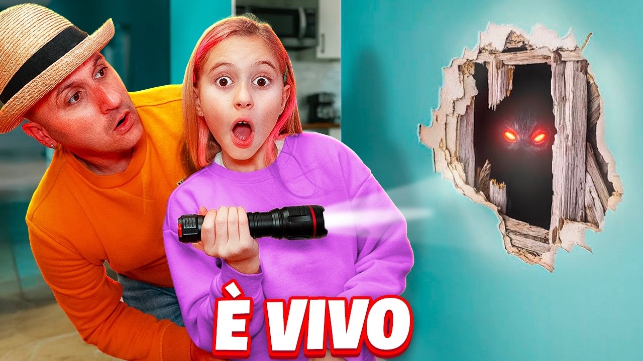 GIORGIA E PAP&Agrave; SALVO SCOPRONO QUALCOSA DI STRANO CHE VIVE A CASA NOSTRA!