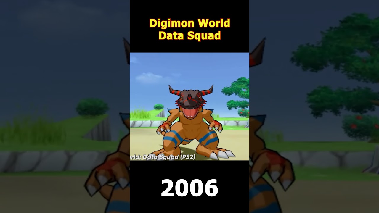 Evolution of Digimon Games #playstation #digimon #ps2