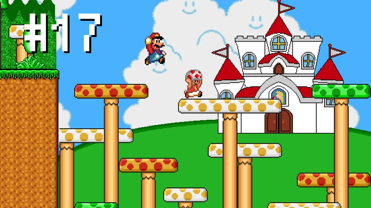 ドット絵マリオムービー　#1７ キノコ王国へ【ゼロから始めるピクセルアニメーション】