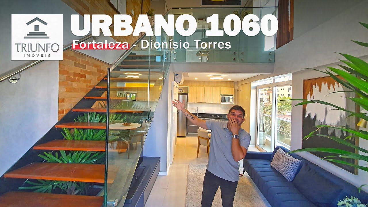 Urbano 1060 - Dionísio Torres - Apartamento Compacto de Luxo em Fortaleza!