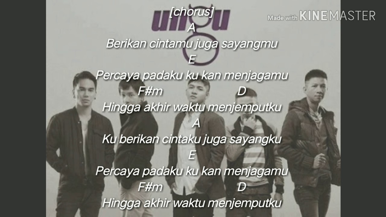 Chord Gitar & Lirik Lagu Ungu_Percaya Padaku