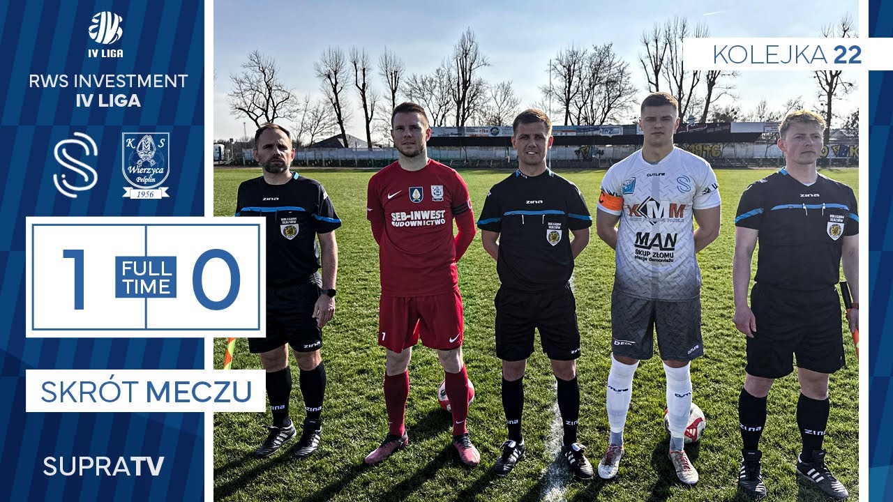 Supra Kwidzyn - Wierzyca Pelplin - 1:0(0:0) - Skrót spotkania.