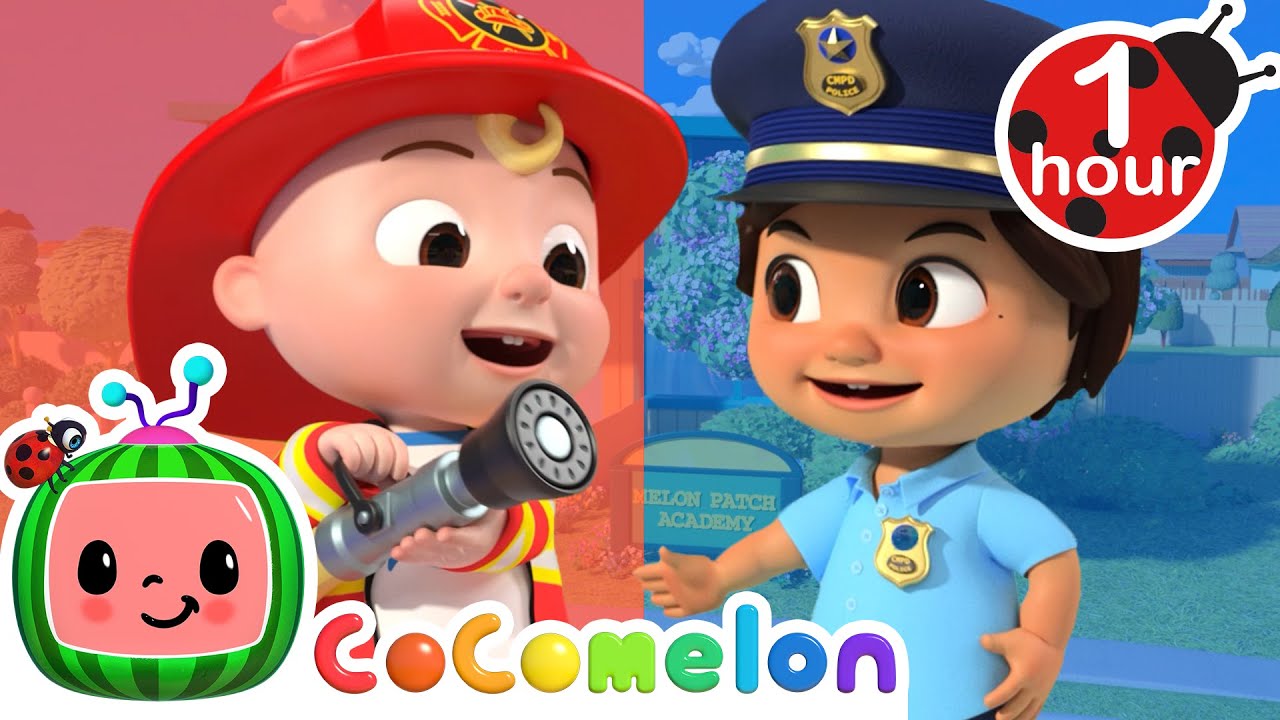 Fireman vs Policeman - Choose Your Favorite Job Song | CoComelon Nursery Rhymes & Kids Songs