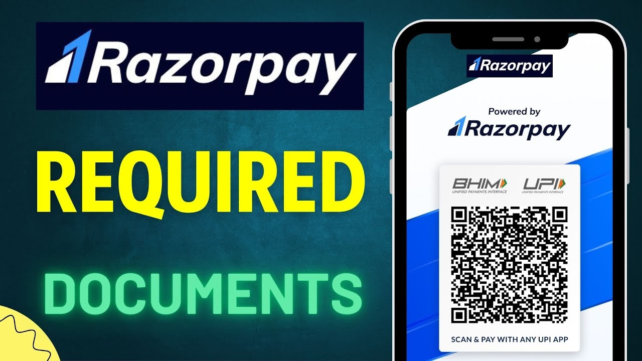 DOCUMENTS REQUIRED FOR RAZORPAY ACCOUNT | 2024 -25 | NEW UPDATE
