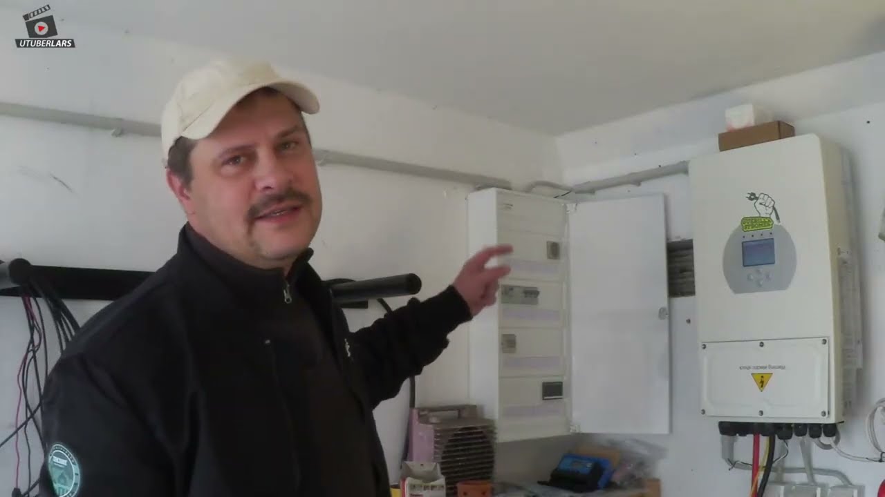 3600 Watt Guerillakraftwerk PV Strom mit hybrid Inverter zum EV laden.